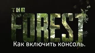 Как открыть консоль в The forest.