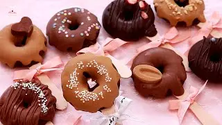 Super Easy Chocolate Donuts for Valentine's Day
