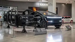 The Second Tesla Cybertruck Ever Produced is at the Petersen Auto Museum!