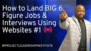 How to Land BIG 6 Figure PMP Jobs Part #1