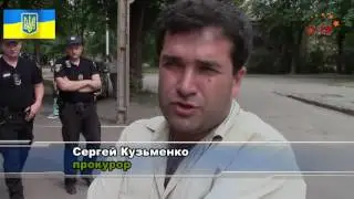 Саксаганский суд. Нетрезвый хулиган напал на правозащитников.