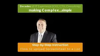 Power Automate - Seamlessly Upload Excel to SharePoint List [2182024.2033]