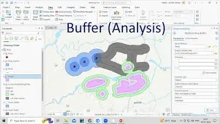 How to create buffer around point, line, and polygon shapefiles in ArcGIS Pro