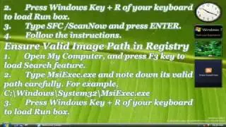 How to fix Error 1719  in Windows 7