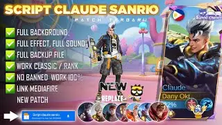 NEW - Script Skin Claude Sanrio No Password | Full Effect Voice | Patch Terbaru