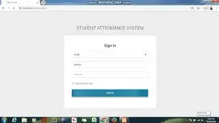 Online Student Attendance System