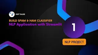 NLP Projects 1 - Build Spam Message Classification Application with Streamlit | Build Streamlit App