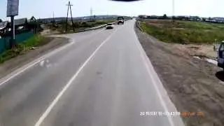 Велосипедист упал