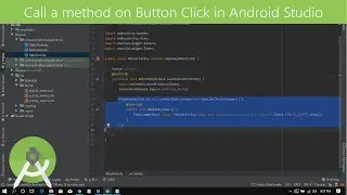 6-How to call method on button click in android studio | URDU/HINDI
