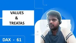 DAX | Power BI | Table Manipulation | VALUES and TREATAS Functions