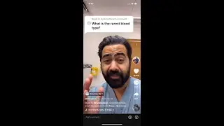 Doctor reacts to rarest blood type! 