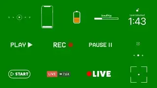 Mobile or Camera Interface Green Screen | EveryThing Green Screen