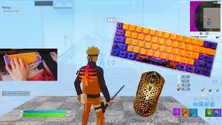SK61 ASMR Chill🤩 Satisfying Gameplay Keyboard Fortnite 390 FPS Smooth 4K