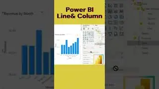line and Column Graph in Power BI