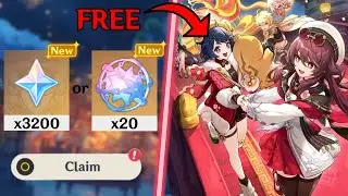 WATCH THIS VIDEO BEFORE THE LANTERN RITE! HOW TO CLAIM 3200 FREE PRIMOGEMS! - Genshin Impact