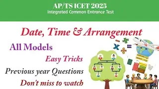TS ICET 2024 || All Concepts || Maximum 10 Marks || Blood Relations || Arrangement || Symbols