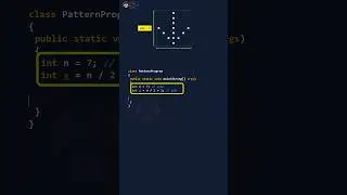 Arrow - down pattern program in less than 60 seconds 