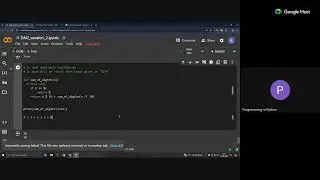 Python DAD - Live Session 2