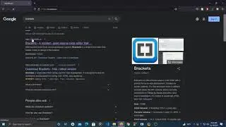 How to install Brackets Text Editor