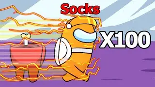 among us with SPEED HACKS (100x SPEED)