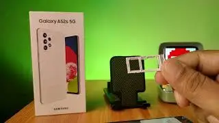 How to Insert Sim Card and SD Card in Samsung Galaxy A52s 5G