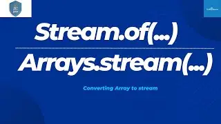 How To Convert An Array To A Stream In Java8