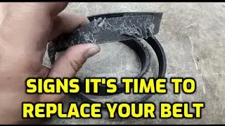 SIGNS IT'S TIME TO REPLACE YOUR SERPENTINE BELT