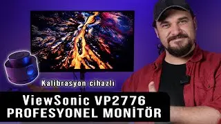 ViewSonic VP 2776 ColorPro Profesyonel Monitör | Dahili Renk Kalibrasyon Cihazlı Monitör