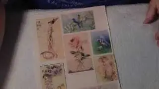 transfering  pictures onto fabric using freezer paper