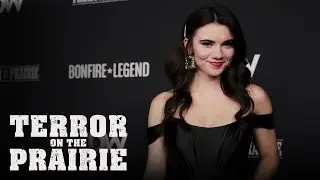 Brett Cooper Walks The Red Carpet At The 'Terror On The Prairie' Premiere
