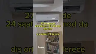 klima elektirik tasarrufu nem alma modu karsilastirma