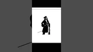 Draw JackSparrow using python 