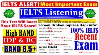 IELTS LISTENING PRACTICE TEST 2024 WITH ANSWERS | 14.10.2024