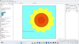Kturtle Drawing Sun | Learn basic coding in Kturtle | Coding with Kturtle | Kturtle tutorial