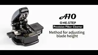 Tumtec one-step fiber cleaver adjustment video
