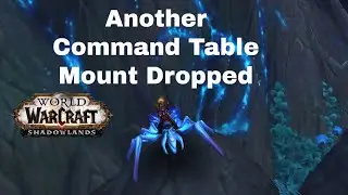 WoW ShadowLands:How To Get The Chittering Animite Mount From The Command Table