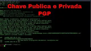 Criando Chave PGP