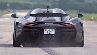The BEST of Koenigsegg Regera 0-400-0km/h World Record Car FEROCIOUS Engine Sound!