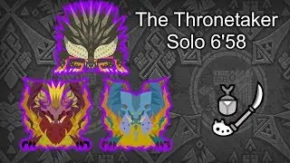 MHW - The Thronetaker 6'58 Insect Glaive Solo (TA wiki rules) / 誰が玉座に牙を剥く 操虫棍 ソロ