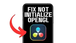 NEW! FIX DAVINCI RESOLVE COULD NOT INITIALIZE OPENGL (WORKING) 2025!