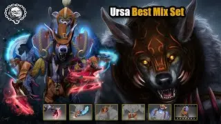 Dota 2 Ursa Expensive Best Mix Set Dipper the Destroyer + The Alpine Stalker's + Swift Claw +Infused