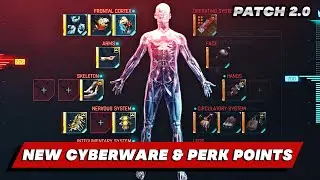 Cyberpunk 2077 2.0 - How to USE NEW CYBERWARE & PERK POINTS | Ultimate Beginners Guide