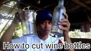 How to cut wine bottle for betta fishes