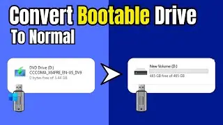 How to Convert BOOTABLE Drive to NORMAL Drive (2025) Step by Step