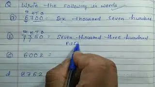 Write the following  number in words