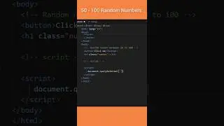 Random Number Generator Javascript