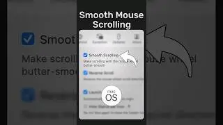 Smooth Mouse Scrolling On MacOS 