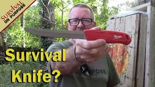 Under $20 Survival Knife? - Milwaukee Insulation Knife Review