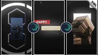 HAPPY BIRTHDAY 🎂🎈NEW TREND XML FILE PRESET💝 3D iCON EFFECT #alightmotion