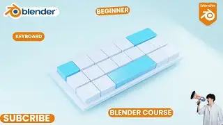 Step-by-step guide to modeling a keyboard in Blender